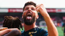 Giroud marcó en su debut con el Lille