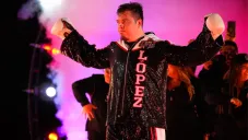 'Lobo' López hizo una entrada con una referencia a la conocida serie