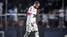 Neymar durante el partido ante Vasco Da Gama