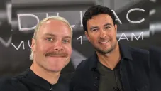 Checo Pérez y Valtteri Bottas tuvieron su primera convivencia como compañeros