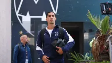Erick Aguirre llegando con Rayados