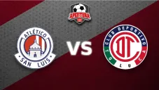 Liga MX: ¿Cuándo y dónde ver Atlético San Luis vs Toluca del Apertura 2025?