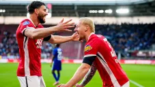 Victoria del AZ Alkmaar en playoffs