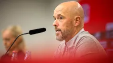 Erik Ten Hag en conferencia de prensa