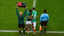 Jürgen Damm y Chuky Lozano en Selección