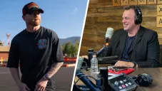 Canelo Álvarez y David Faitelson