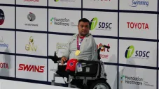 José Arnulfo Castorena tras conquistar medalla de oro