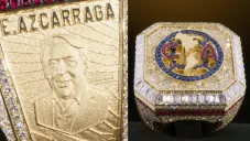 Detalles personalizados en el anillo del presidente americanista