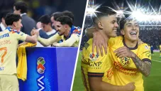 Los dos excompañeros de Zendejas festejaron el gol ante Universidad