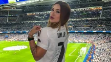 Virginia estuvo presente en el partido ante Villarreal
