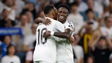 Vinicius marcó doblete frente al Villarreal