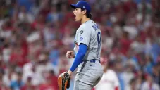 Ohtani fue el encargado de abrir como lanzador para Dodgers