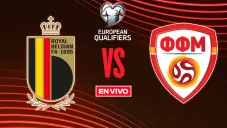 Bélgica vs Macedonia del Norte EN VIVO Eliminatorias Mundialistas UEFA