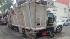 Personal de emergencia tuvo que llegar al lugar para evitar un problema más grande.