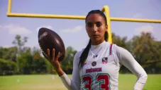 Diana Flores deslumbra en Londres durante evento de la NFL