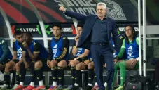 Javier Aguirre durante partido de México