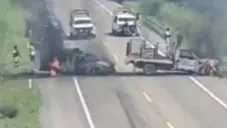 Reportan enfrentamientos, bloqueos y vehículos incendiados en Chiapas