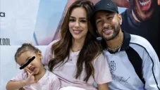 Neymar con su familia
