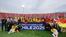 Selección de Colombia ganadora del tercer puesto