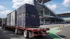 Cargamento de la Fórmula 1 llega al Autódromo Hermanos Rodríguez