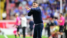 Así recibió la afición de Necaxa a Nicolás Larcamón