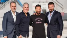 Messi y directivos del Inter de Miami