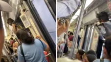 Hombre muere tras golpearse con poste mientras viajaba colgado de ventana del Tren Ligero / VIDEO