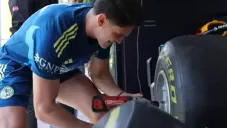 Jugadores del América cambiaron neumáticos