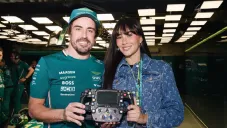 Aitana deslumbra en el GP de México: fue invitada especial de Fernando Alonso