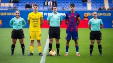 Partido del Barça Atlètic se suspende por lesión del árbitro