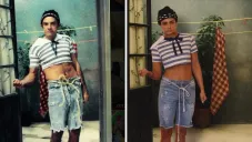 ¿Quién es quién? Aislinn Derbez causa sensación con su disfraz de Aarón Abasolo en Halloween