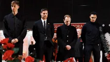 Real Madrid rindió homenaje a Diogo Jota y André Silva en su visita a Anfield