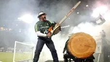 Los Timbers protagonizan este momento en sus juegos como local