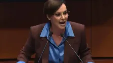 Lilly Téllez enciende el Senado al confrontar a Noroña: “¡Llora por Carlos Manzo!”