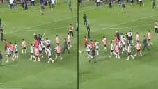 Maximiliano Salas golpeó a un aficionado