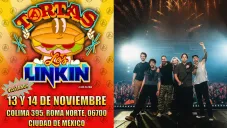 Linkin Park invita tortas en CDMX previo al Corona Capital 2025: menú, fechas y ubicación