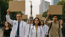 Marcha de Bata Blanca y Generación Z se cruzan este 15 de noviembre en CDMX: lo que debes saber