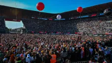 La fiesta del podio en el GP de la Ciudad de México 2025
