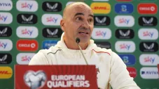 Roberto Martínez en conferencia de prensa