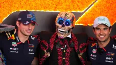 Checo Pérez y Max Verstappen, en México