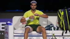 Alcaraz terminó desconsolado tras retirarse de las Finales