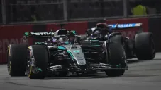 George Russell supera por dos décimas a Max Verstappen en la PL3 del GP de Las Vegas