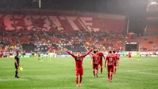 Gilberto Mora con Xolos