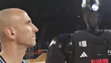 Manu Ginóbili, leyenda de la NBA, compite contra robot en reto de MrBeast