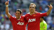 Hernández y Berbatov coincidieron en el equipo de Sir Alex Ferguson