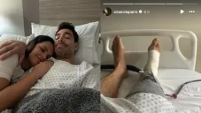 El accidente le ocurrió mientras estaba en la filmación de una escena de acción.