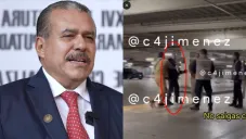 El legislador comenzó a insultar a personal de seguridad del estacionamiento.
