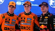 Lando Norris, Oscar Piastri y Max Verstappen