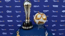 Trofeo y balón de la Liga MX