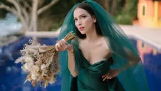 La cantante selló su amor por siempre con el actor Christian Vázquez.